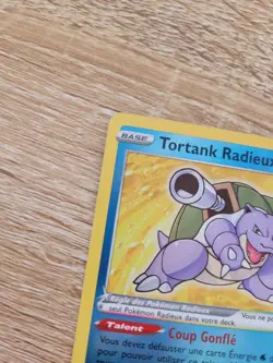 CARTE POKEMON TORTANK RADIEUX 018/078 HOLO RARE POKEMON GO EB10.5 FR NEUVE - Image 2
