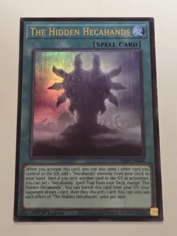 The Hidden Hecahands PHRE-EN008 Ultra Rare Yugioh 1st Edition Phantom Revenge - Image 1