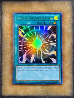 Yugioh Super Polymerization DUDE-EN040 Ultra Rare 1st Ed NM - Image 1