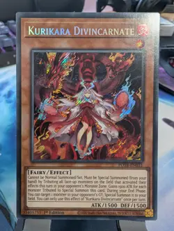 YuGiOh! Kurikara Divincarnate POTE-EN031 Secret Rare 1st Ed - Image 1