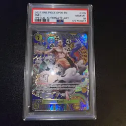 One Piece Enel Special Alternate Art Op05-100 Psa 10 - Image 2