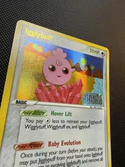 Igglybuff 21/100 Crystal Guardians Reverse Holo Pokemon Card LP - Image 3