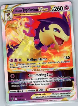 Hisuian Typhlosion VSTAR 054/189 SWSH10: Astral Radiance - Pokemon Card - NM - Image 1