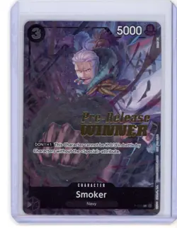 Smoker P-025 Pre-Release Winner Promo One Piece Card English - Image 1