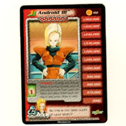 Android 18 Cell Saga #182 Dragon Z Trading Card - Image 1