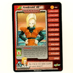 Android 18 Cell Saga #182 Dragon Z Trading Card - Image 3