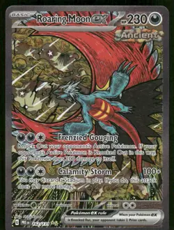 Pokemon Cards Roaring Moon ex 162/131 Prismatic Evolutions NM - Image 1