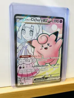 Pokemon Journey Together Lillies Clefairy EX Ultra Rare Card 173/159 Pack Fresh - Image 2