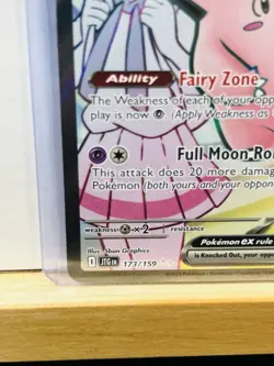 Pokemon Journey Together Lillies Clefairy EX Ultra Rare Card 173/159 Pack Fresh - Image 4