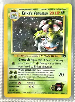 Erika’s Venusaur - Holo Rare (4/132)Set: Pokemon TCG Gym Challenge - Image 1