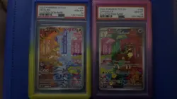 Deerling 165 & Sawsbuck 166 Pokemon: Temporal Forces Illustration Rare PSA10 Set - Image 1