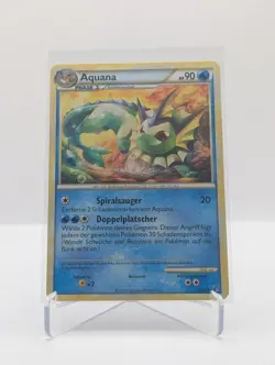 Aquana # 41/90 Uncommon Heartgold Soulsilver Unerschrocken 2010 Pokemon DE Ex - Image 1