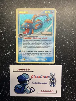 Carte Pokemon Serpang Holo Reverse Stamp 18/92 Ex Createurs De Legendes Francais - Image 1