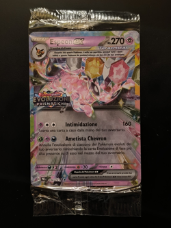 Carta Pokemon ESPEON EX 034/131 Stamped Evoluzioni Prismatiche PRE SEALED ITA NM - Image 1