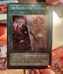 Yu-Gi-Oh The Fallen And The Virtuous 1st Edition Starlight Rare - Image 1