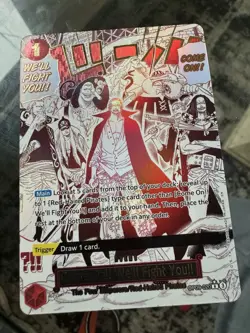 Come On!! We'll Fight You!! (Alternate Art) OP09-020 The Best- Vol. 2 Foil - Image 1