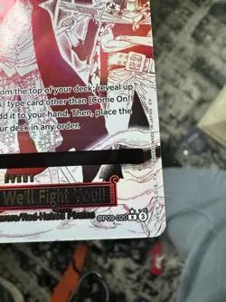 Come On!! We'll Fight You!! (Alternate Art) OP09-020 The Best- Vol. 2 Foil - Image 2