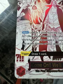 Come On!! We'll Fight You!! (Alternate Art) OP09-020 The Best- Vol. 2 Foil - Image 3