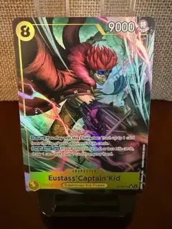 One Piece TCG Royal Blood Eustass "Captain" Kid Alt Art #OP10-112 Ultra Rare M+! - Image 1