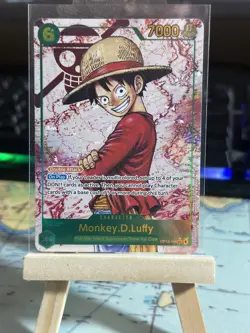 Monkey D Luffy SEC Alt Art OP13-118 Carrying On His Will One Piece TCG English! - Image 1