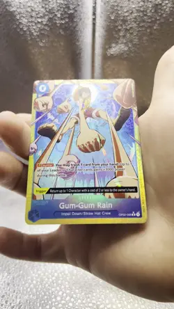 Gum-Gum Rain OP02-068 Alternate Art The Best Volume 2 Foil One Piece TCG NM - Image 2