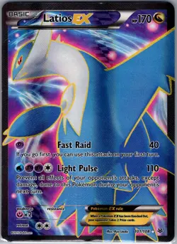 Latios EX 101/108 XY - Roaring Skies - Pokemon Card - LP - Image 1