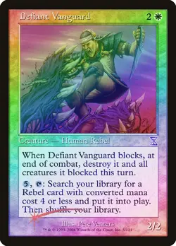Defiant Vanguard FOIL Time Spiral - Timeshifted NM White Special CARD ABUGames - Image 1