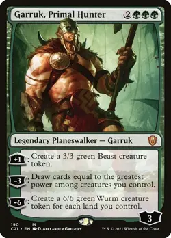 Garruk, Primal Hunter - Commander 2021 | MTG Card - Image 1