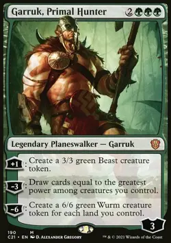 Garruk, Primal Hunter - Commander 2021 | MTG Card - Image 3