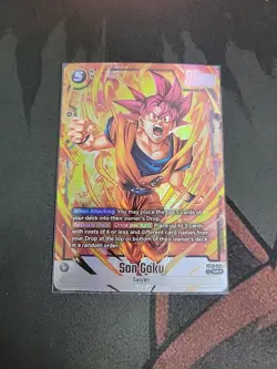 Dragon Ball Super Card Game Son Goku ALT ART【SR】FB07-104 Wish For Shenron - Image 1