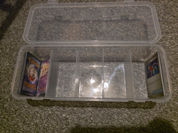 Trading Card Storage Box with Dividers, Holds 1000 Cards, Pokemon | MTG | Sports - Image 3