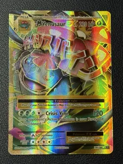 2016 Pokemon XY Evolutions M Venusaur EX Full Art 100/108 Ultra Rare Holo Card - Image 1
