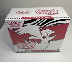 NEW SEALED Pokemon TCG WHITE FLARE ETB Elite Trainer Box Pokemon Trading Cards - Image 1