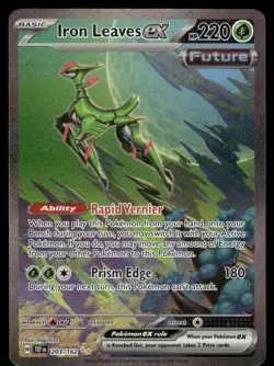 Pokemon Cards Iron Leaves ex 203/162 Temporal Forces NM - Image 1