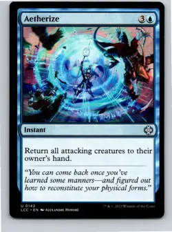 Magic the Gathering Aetherize Lost Caverns of Ixalan Commander MTG Free Shipping - Image 1