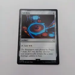 Sol Ring MTG Rare Magic: The Gathering Fallout Commander Nuka Cola Quantum Cap - Image 1