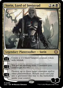 MTG - Sorin, Lord of Innistrad - LCI Commander - Magic the Gathering - Image 1