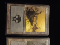 2x MTG Swamp (Yellow Sun) - Portal & Swamp Stump Schuler - Magic the Gathering - Image 2