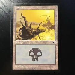 Swamp(Yellow Sun) Regular MTG Portal LP - Image 1