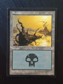 Magic The Gathering MTG SWAMP (YELLOW SUN) Portal - Image 1