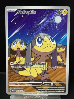Pokemon TCG Helioptile - 143/132 Holofoil ME01: Mega Evolution Illustration Rare - Image 1