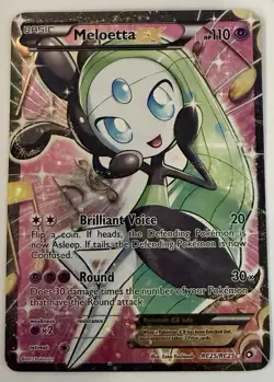 Pokemon TCG Meloetta EX RC25 Legendary Treasures Ultra Rare Full Art Holo - Image 1