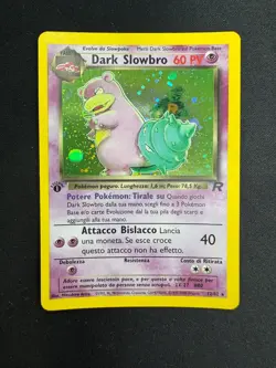 Pokemon Dark Slowbro 12/82 Team Rocket Rara Holo Prima Edizione Wizards ITA - Image 1