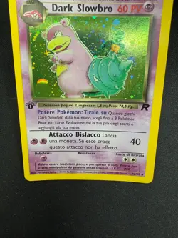 Pokemon Dark Slowbro 12/82 Team Rocket Rara Holo Prima Edizione Wizards ITA - Image 3
