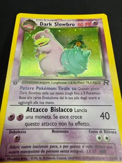 Pokemon Dark Slowbro 12/82 Team Rocket Rara Holo Prima Edizione Wizards ITA - Image 4