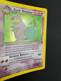 Pokemon Dark Slowbro 12/82 Team Rocket Rara Holo Prima Edizione Wizards ITA - Image 5