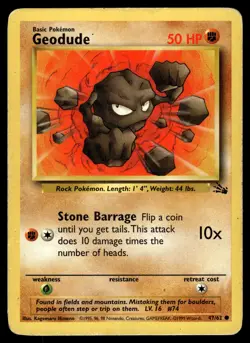 GEODUDE - 77/110 Common Legendary Collection Pokemon HP - Image 1