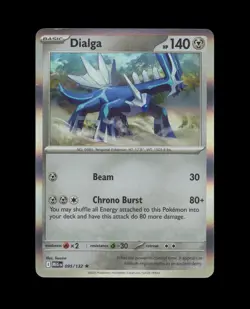 Dialga 095/132 Holo Rare NM Mega Evolution Pokemon TCG - Image 1