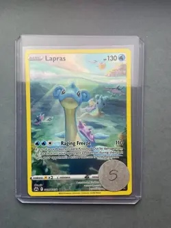 Pokemon Lapras GG05/GG70 Crown Zenith Galarian Gallery Ultra Rare/NM condition - Image 3