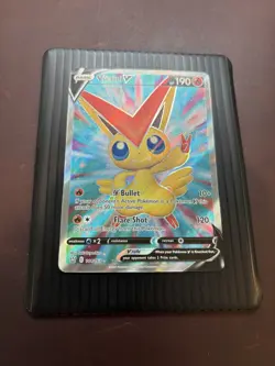 Pokemon TCG Victini V Sword & Shield Battle Styles 144/163 Holo Full Art - NM - Image 2